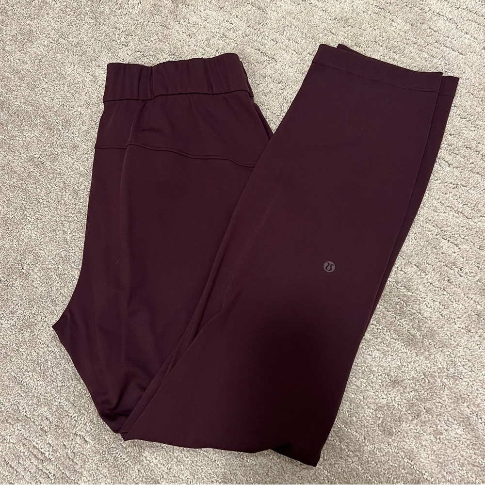 On the fly purple pants